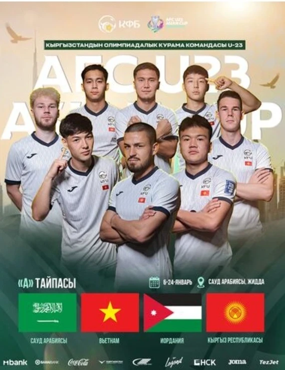 The Kyrgyzstan U-23 National Team Arrived for the Asian Cup