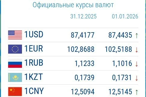Exchange rates in commercial banks on January 5. The dollar has risen in price.