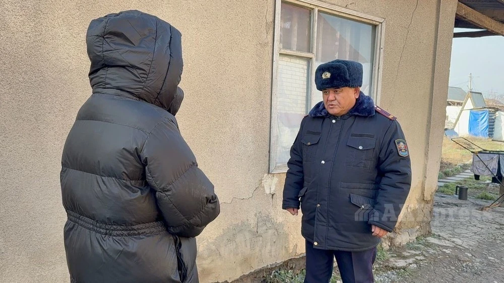 In Bishkek, families registered due to incidents of domestic violence are being checked.