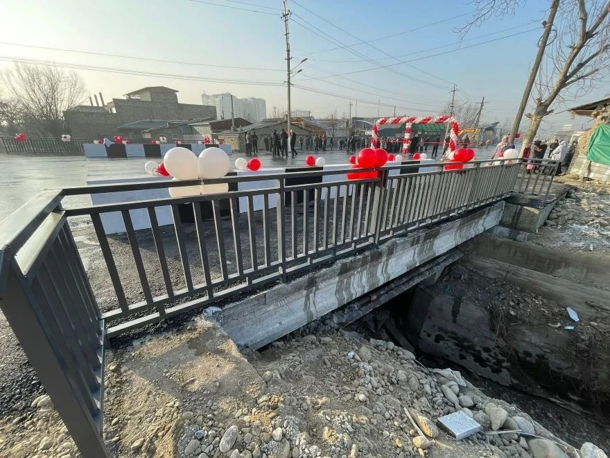 Major repairs completed. A bridge opened on Shamsiyeva Street in Osh.