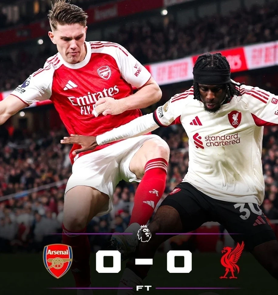 "Арсенал" жана "Ливерпуль" упайларды бөлүштү