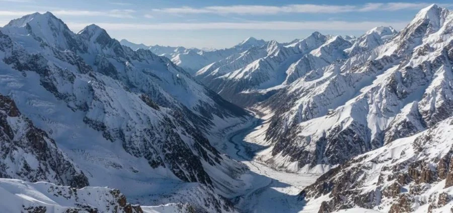 The Tian Shan Mountains in Kyrgyzstan are included in the list of top destinations for tourists