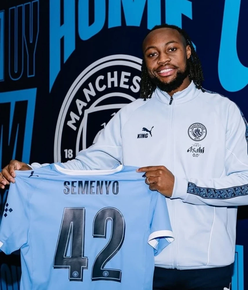 "Manchester City" signs contract with winger Antoine Semenyo