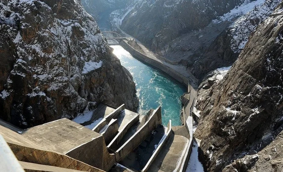 The volume of water in the Toktogul Reservoir has dropped to 9.1 billion cubic meters
