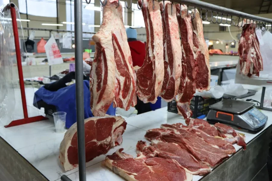 Ош базарындагы эт сатуу боюнча оптовая соода аянтчасы өз ишин токтотту