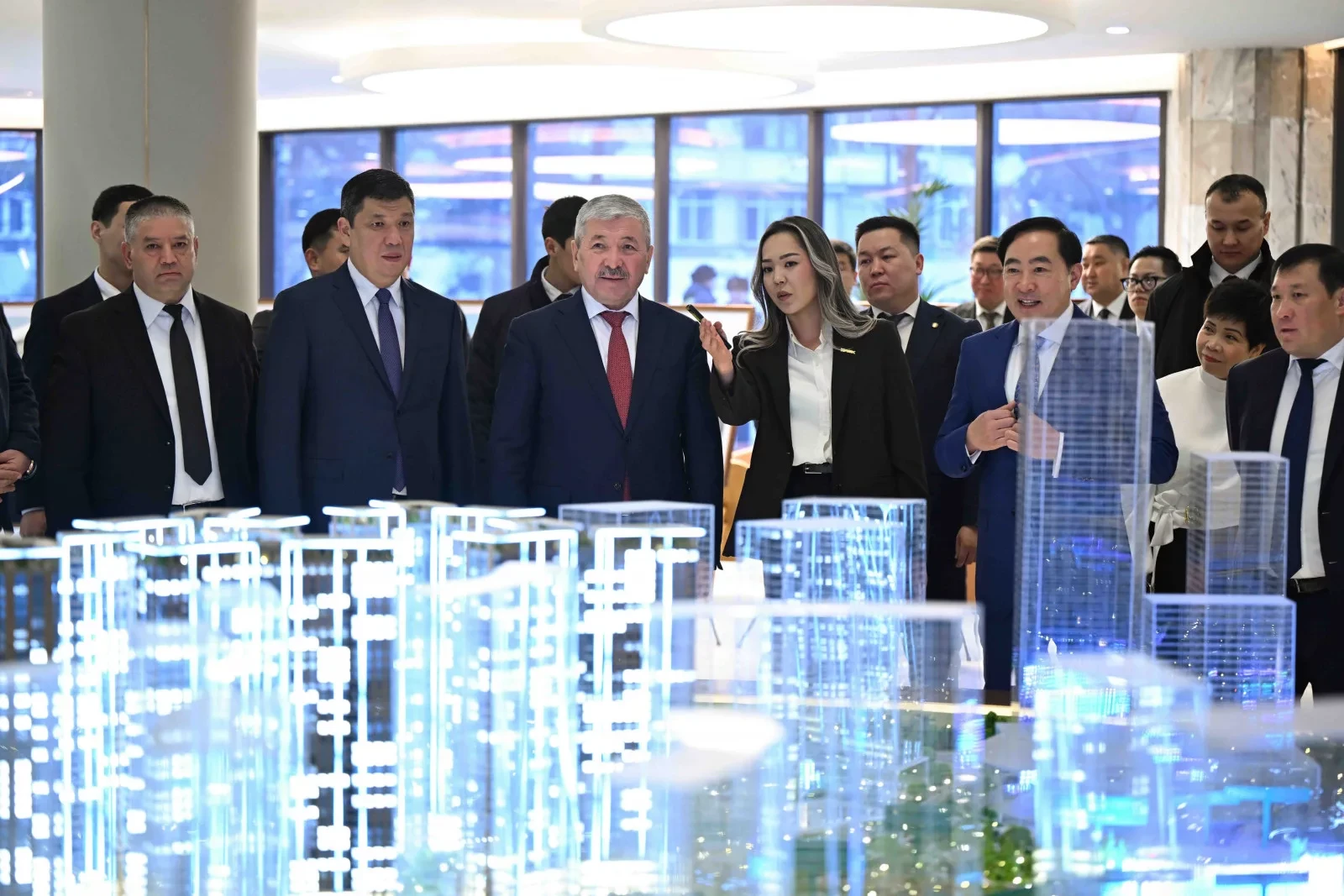 Visit of the Prime Minister of Kyrgyzstan Adylbek Kasymaliev to the Rox Center building