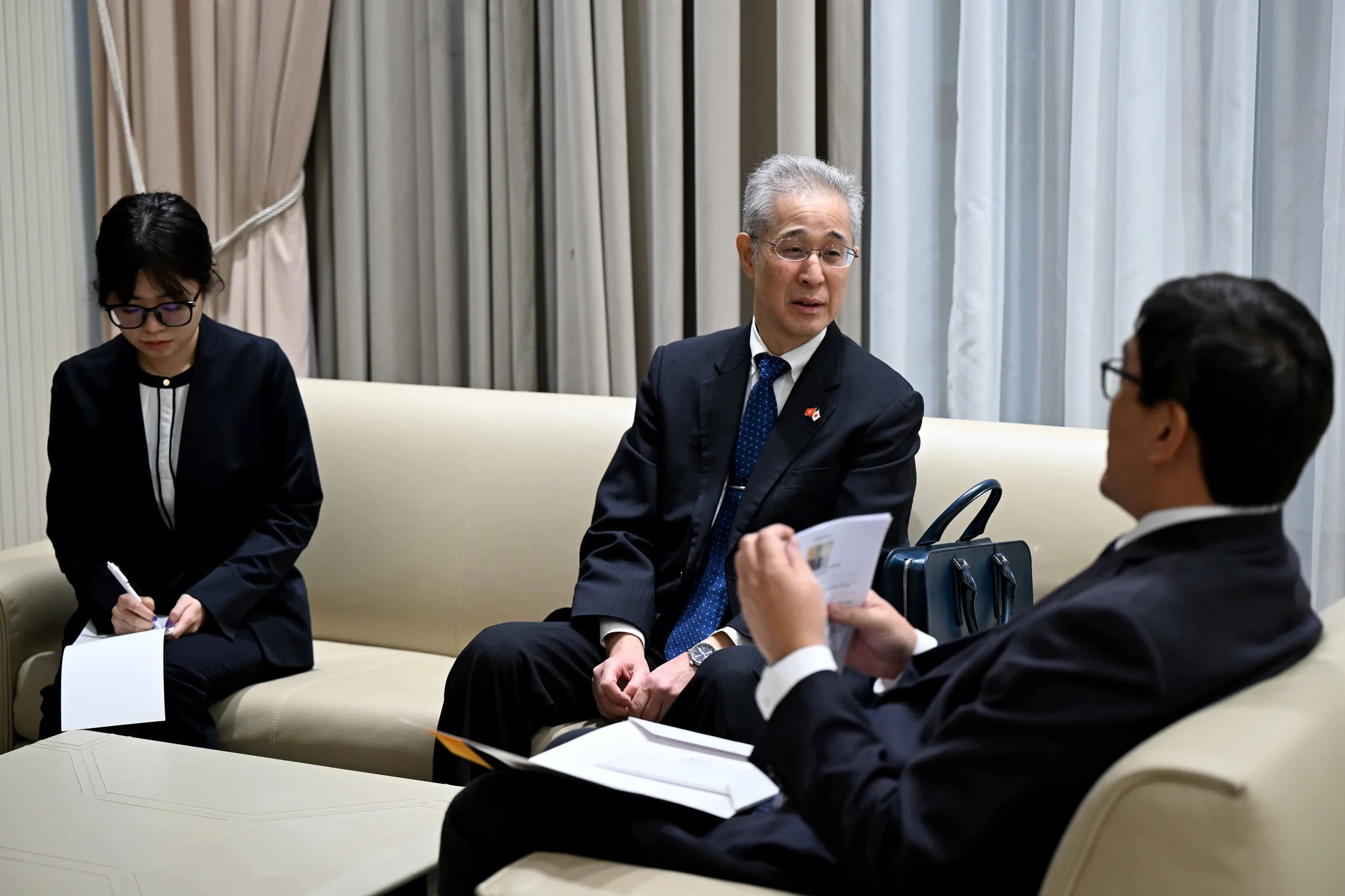 Baisalov met with the Ambassador of Japan on the occasion of the beginning of his diplomatic mission in Kyrgyzstan