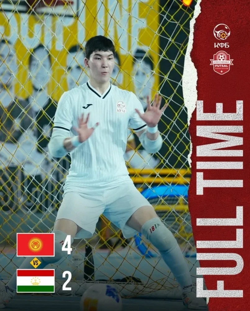 The Kyrgyzstan Futsal Team Defeated Tajikistan