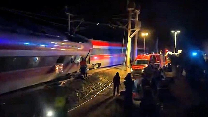 In southern Spain, two high-speed trains derailed, resulting in the deaths of more than 20 people