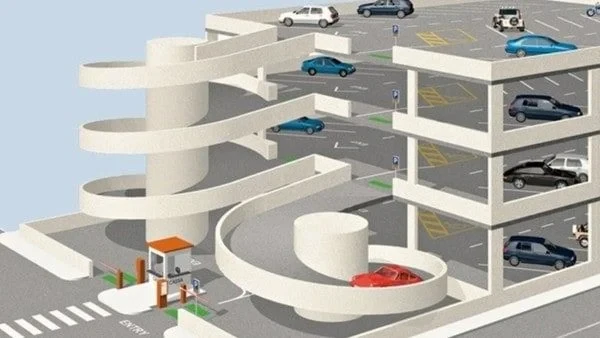 Сагымбай Манасчы көчөсүндө көп кабаттуу токтотуучу жай курулат