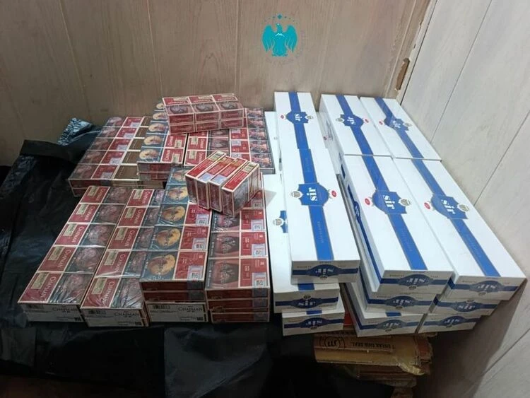 Контрабандалык сигареттер 721 миң сомго Манастан алынган