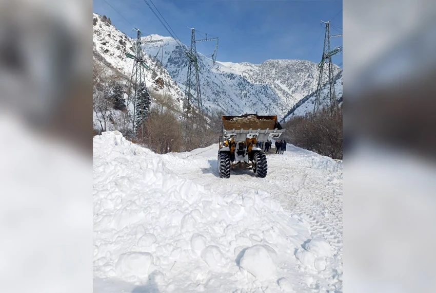 На одном из участков дороги Бишкек — Ош движение временно закрыто