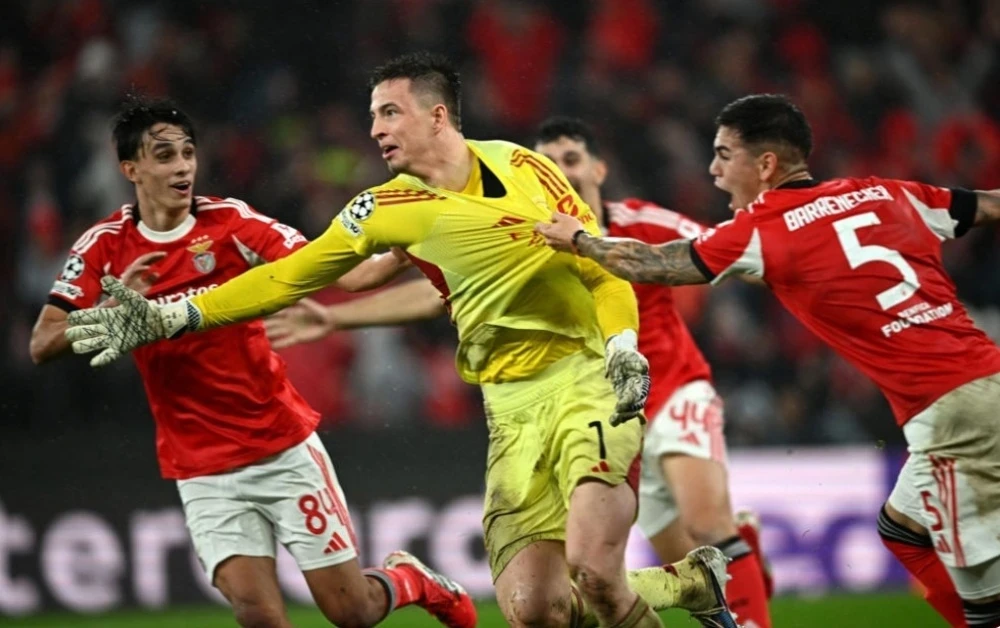 "Benfica knocked Real out of the Champions League top 8"