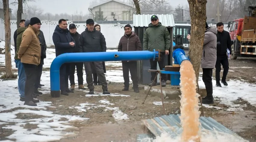The Mayor of Bishkek visited water supply facilities and schools in the capital