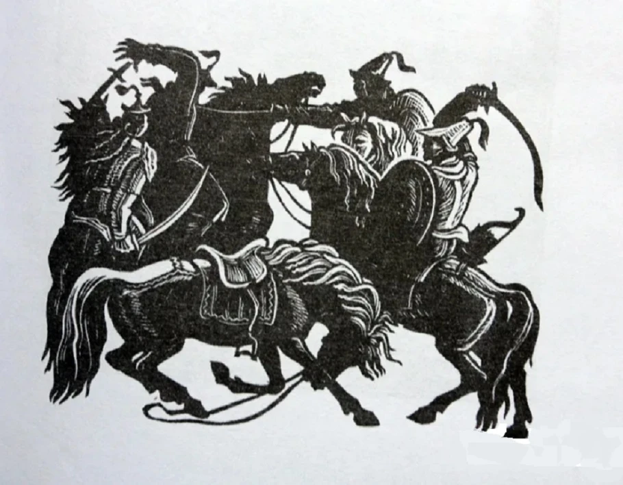 Семетей. Семетеянын Абыке жана Кёбёш менен болгон жоогу. 2-бөлүк