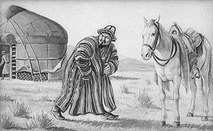 Сказка о том, как Алдар обзавелся конем