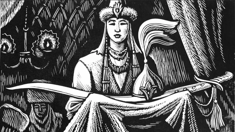 Семетей. Поездка Семетея за Айчурек. Часть - 1