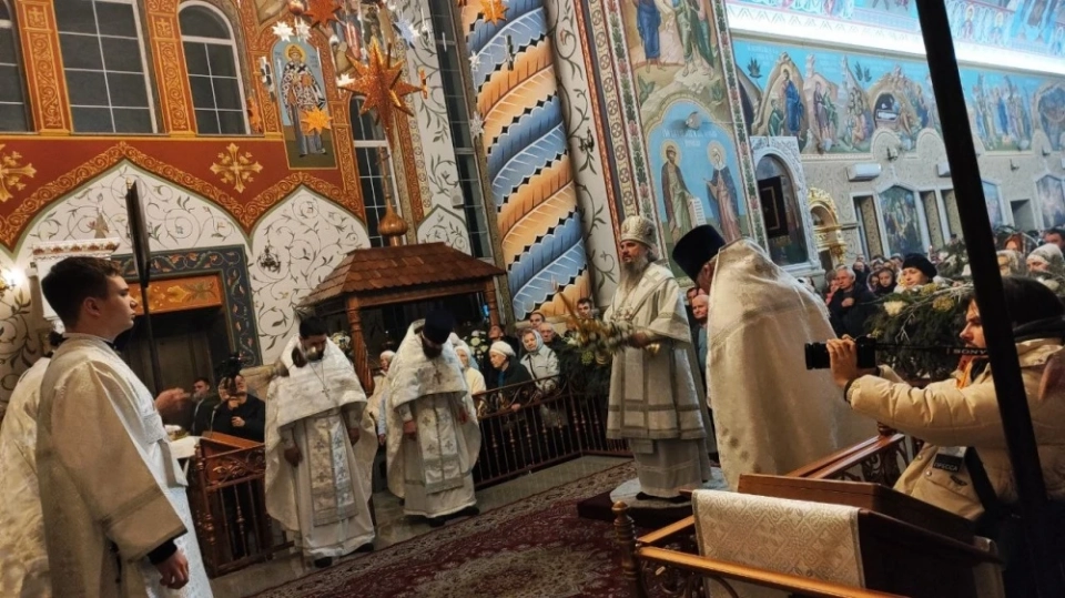 In honor of Christmas, a festive service was held in Bishkek.