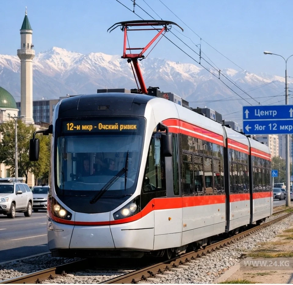 Tram through the south of Bishkek: the line is planned to be extended from the 12th microdistrict to the center