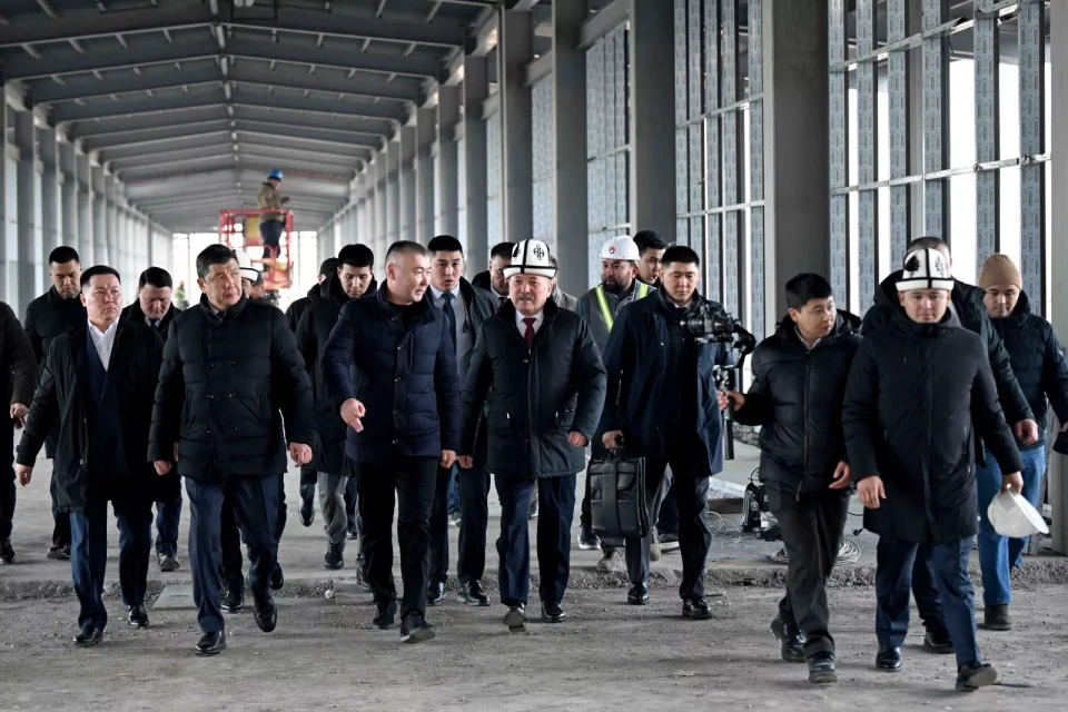 Adylbek Kasymaliev inspected the construction of the largest infrastructure projects in Bishkek