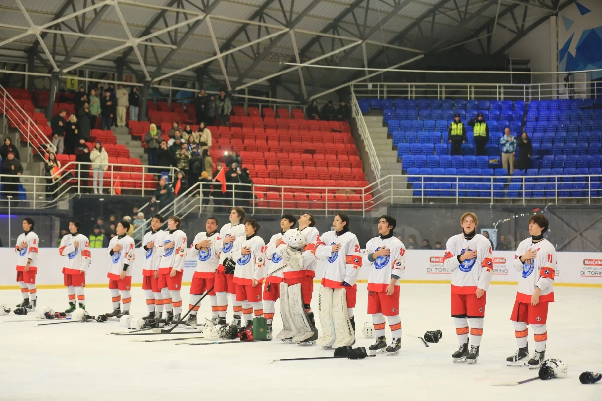The youth national hockey team of Kyrgyzstan achieved their third victory at the World Championship