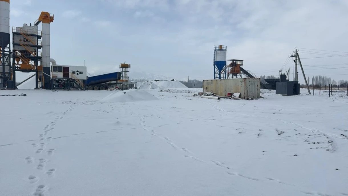 Illegal Construction of an Asphalt Concrete Plant Discovered in Talas