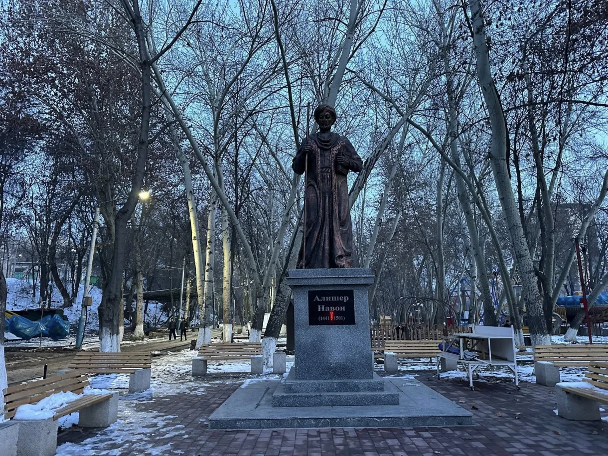 В Оше в парке имени А. Навои высадят пять тысяч саженцев