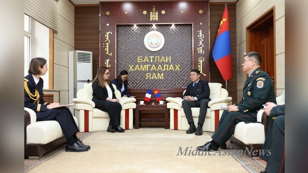 The Ministry of Defense of Mongolia expressed gratitude for the important role of French support