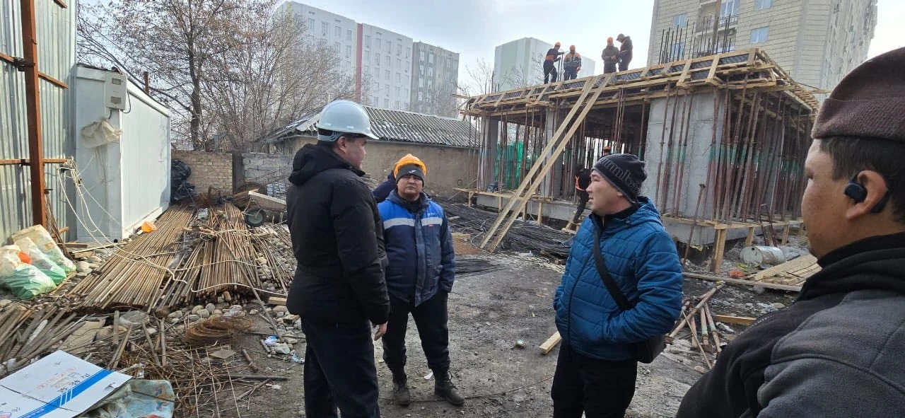In Bishkek, a construction company was fined for violating safety regulations.