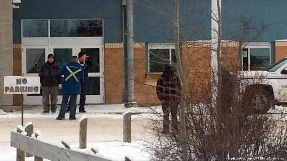 In Canada, at least ten people were killed in a school shooting