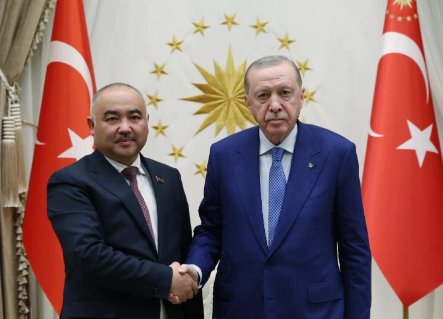 The Speaker of the Jogorku Kenesh met with Recep Tayyip Erdoğan