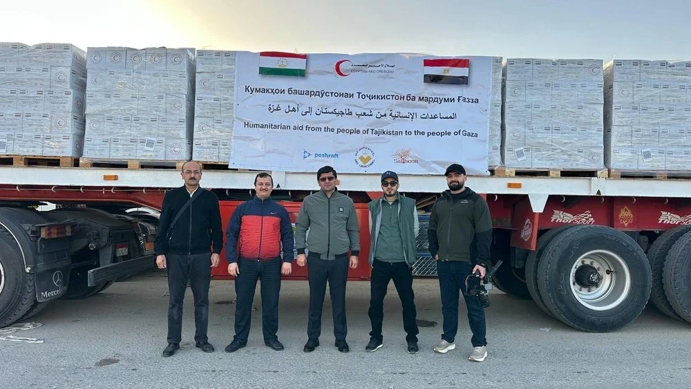 Humanitarian Aid from Tajikistan Delivered to the Population of Gaza