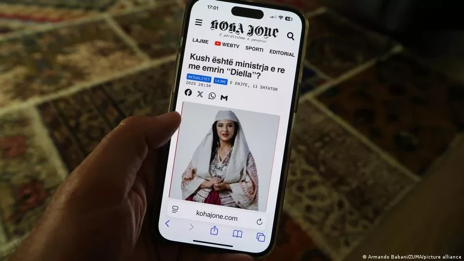 Албанский ИИ-министр может лишиться лица