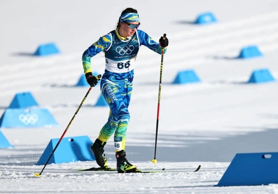 Украиналык лыжачы Олимпиадада ыйлады