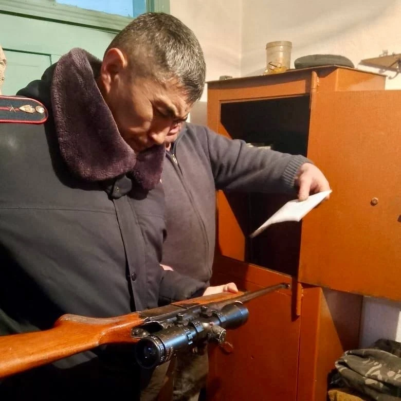 During a raid on Issyk-Kul, violations were found among hunters
