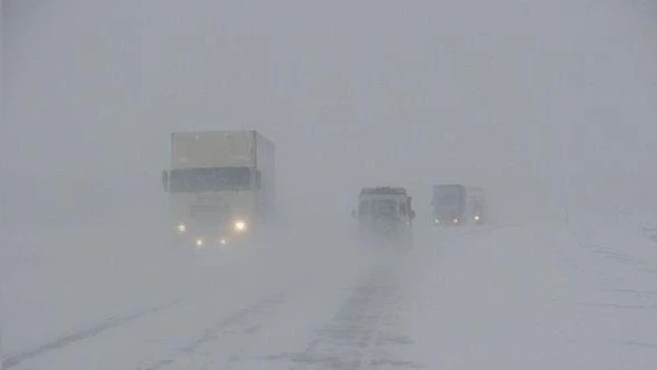 Due to bad weather, several sections of highways are closed in various regions of Kazakhstan