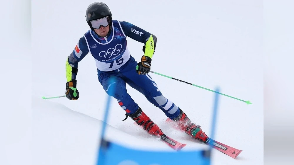 Winter Olympics. Kyrgyzstani Timur Shakirov took 62nd place in the giant slalom.