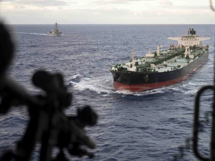 The USA intercepted another tanker in the Indian Ocean