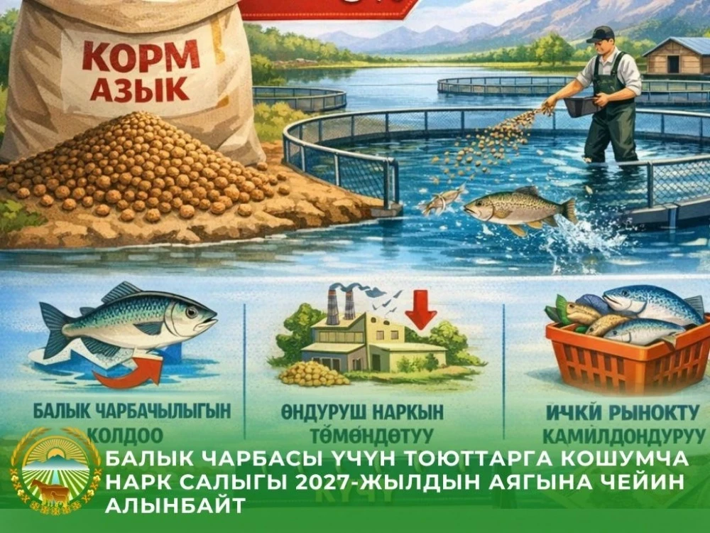 Tax benefits for fish farms in Kyrgyzstan extended until the end of 2026