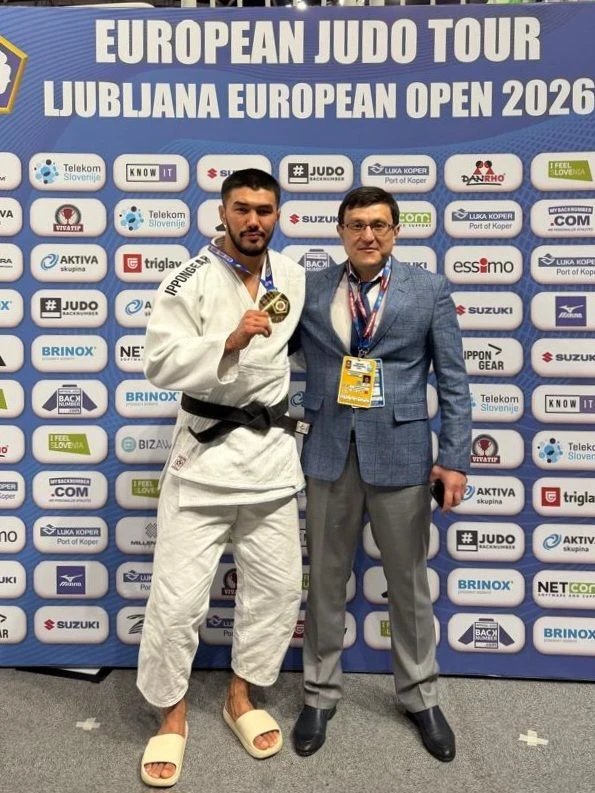 Erlan Sherov won the gold medal at the European Open Cup