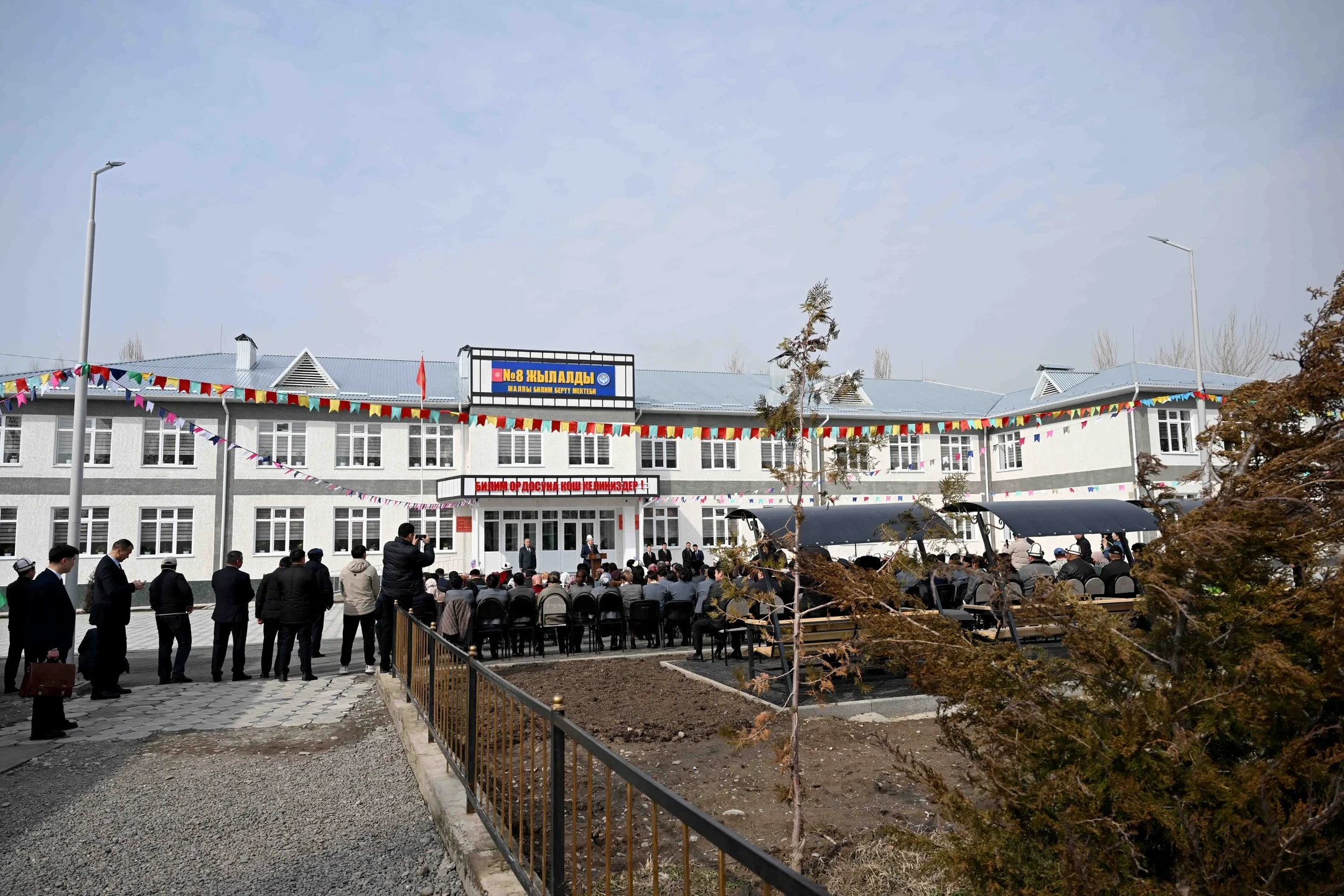 A new school building for 275 students has been opened in the Uzgen District