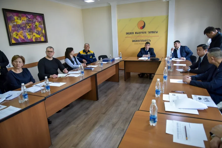 The Mayor of Bishkek Checked the Work of MP "Bishkekteploset"