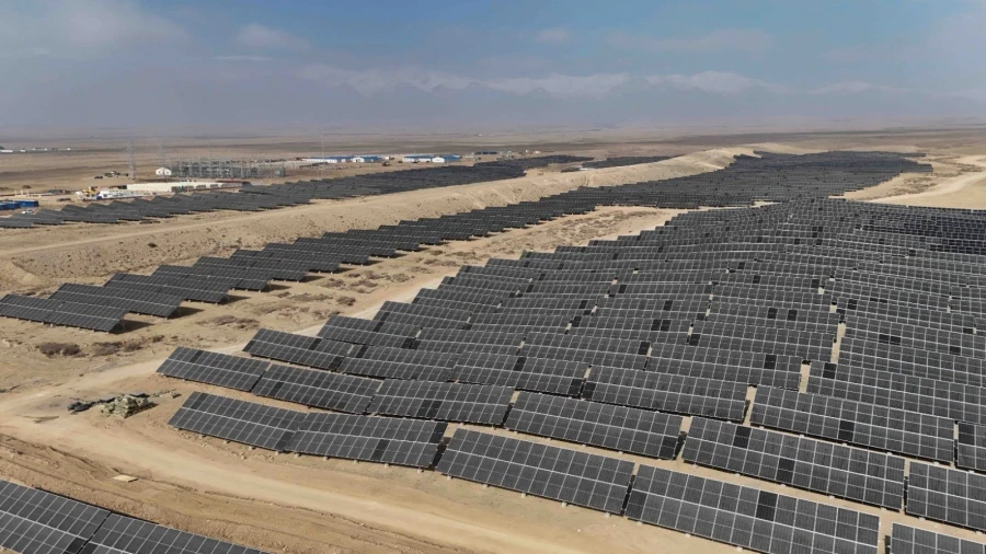 A solar power plant is being built at Issyk-Kul for 1.4 billion dollars