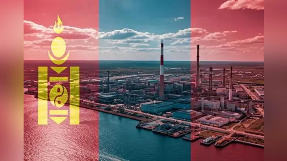 The volume of production in Mongolia's industrial sector increased by 55%