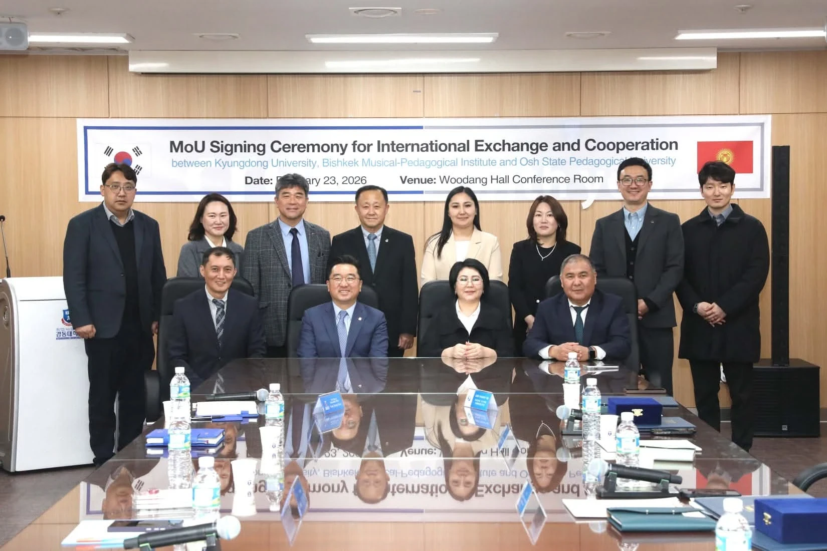 Universities of Kyrgyzstan and Korea Sign Tripartite Agreement