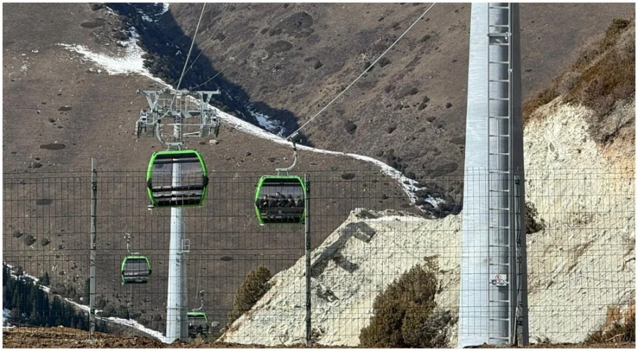 Канатту парк "Ала-Арча"да шамал жана эс алуучулардын агымы токтотту