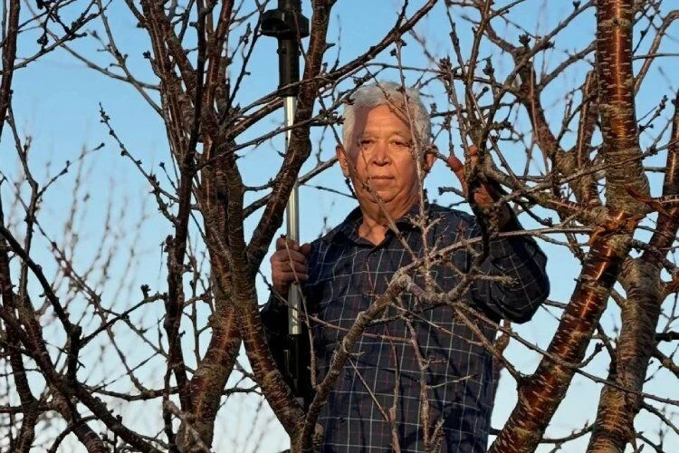 In Bishkek, a renowned historian nearly lost his garden due to road construction