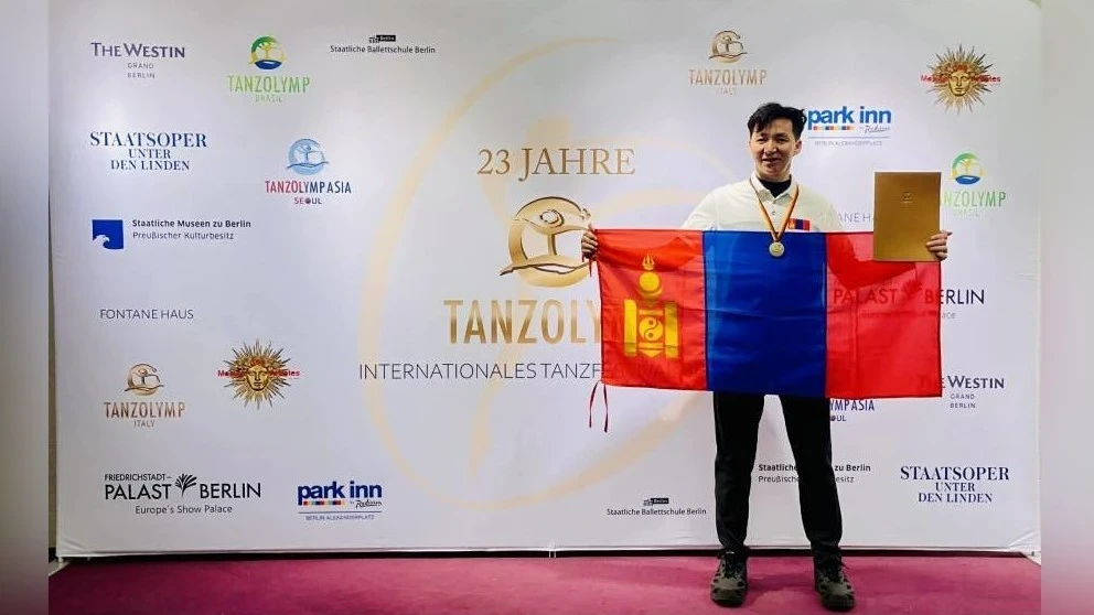 Монгольский танцор завоевал бронзу в Берлине