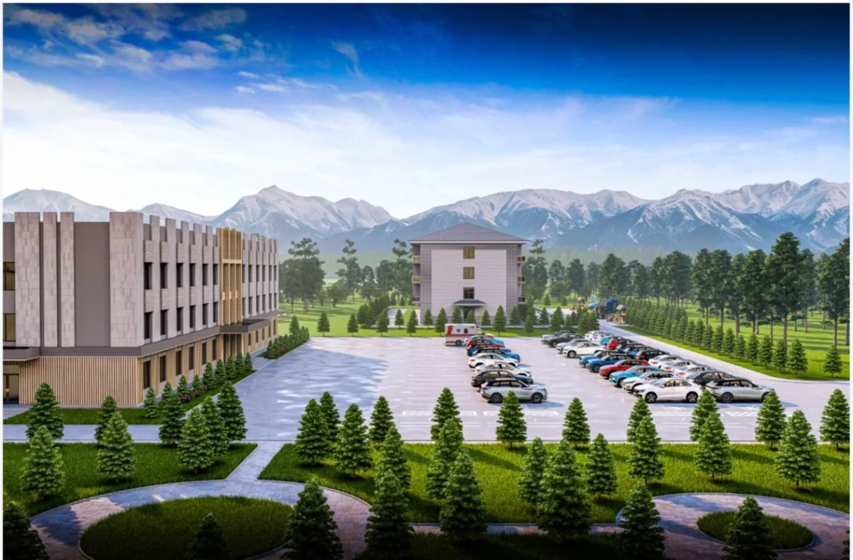 In the village of Archaly, a rehabilitation town for children with disabilities will be built (sketches)