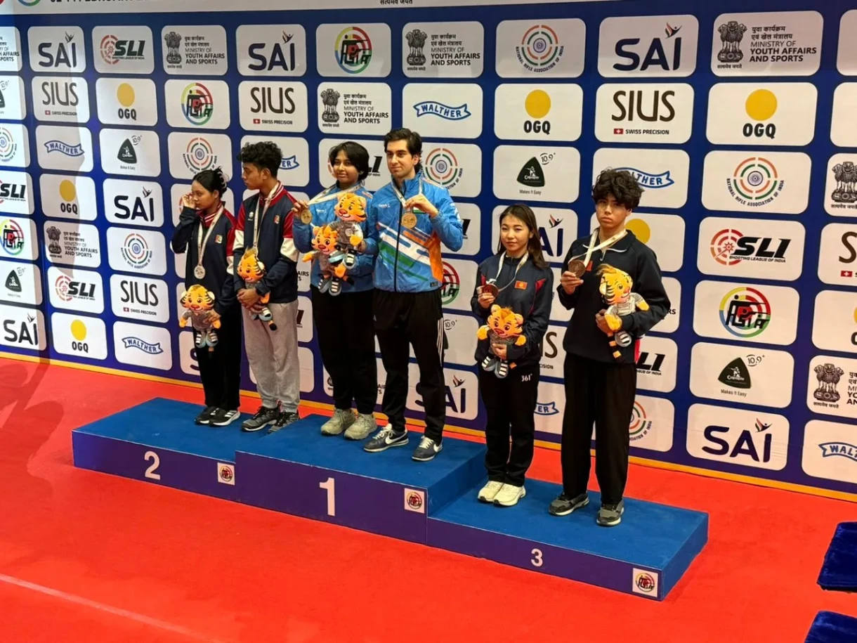 Спортсмены из Кыргызстана стали бронзовыми призёрами чемпионата Азии по стрельбе
